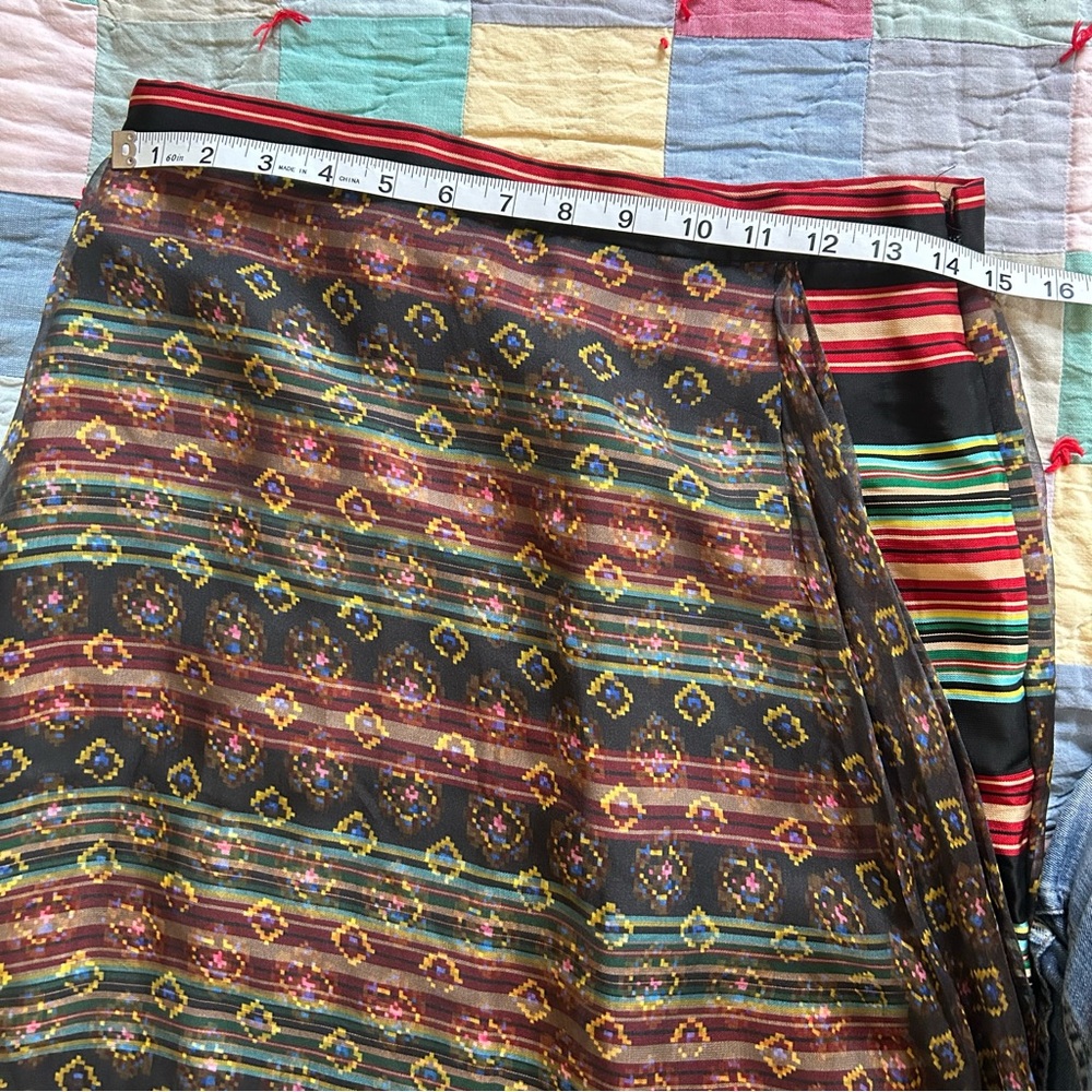 Dries Van Noten Silk Midi Skirt Size 38 - Picture 9 of 10